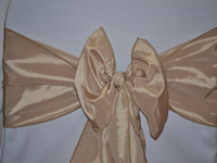 Caramel Taffeta Sash